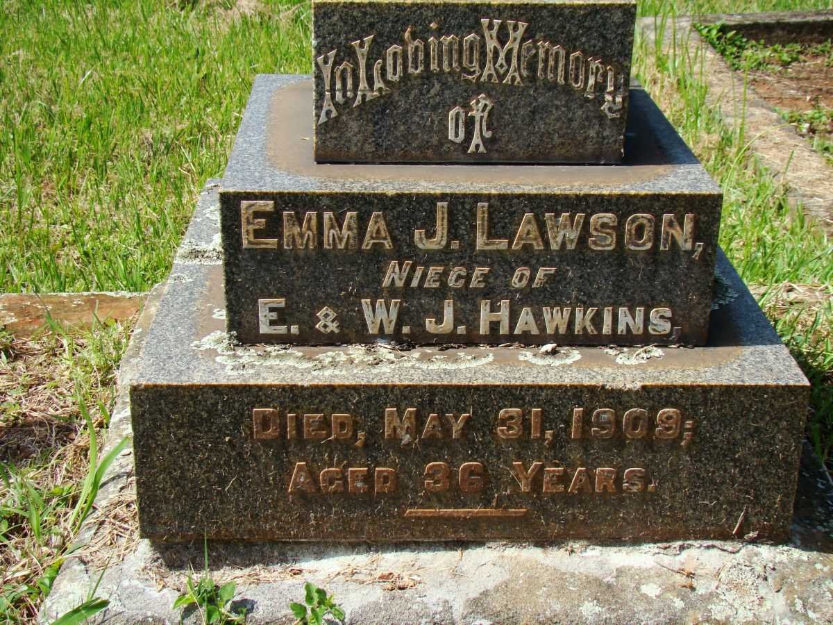 LAWSON Emma Jane -1909