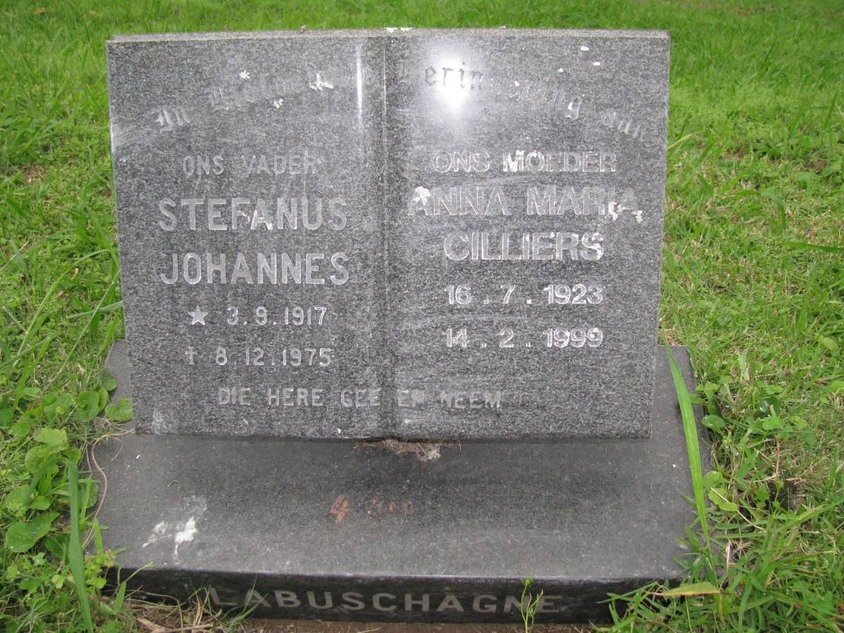 LABUSCHAGNE Stefanus Johannes 1917-1975 &amp; Anna Maria CILLIERS 1923-1999