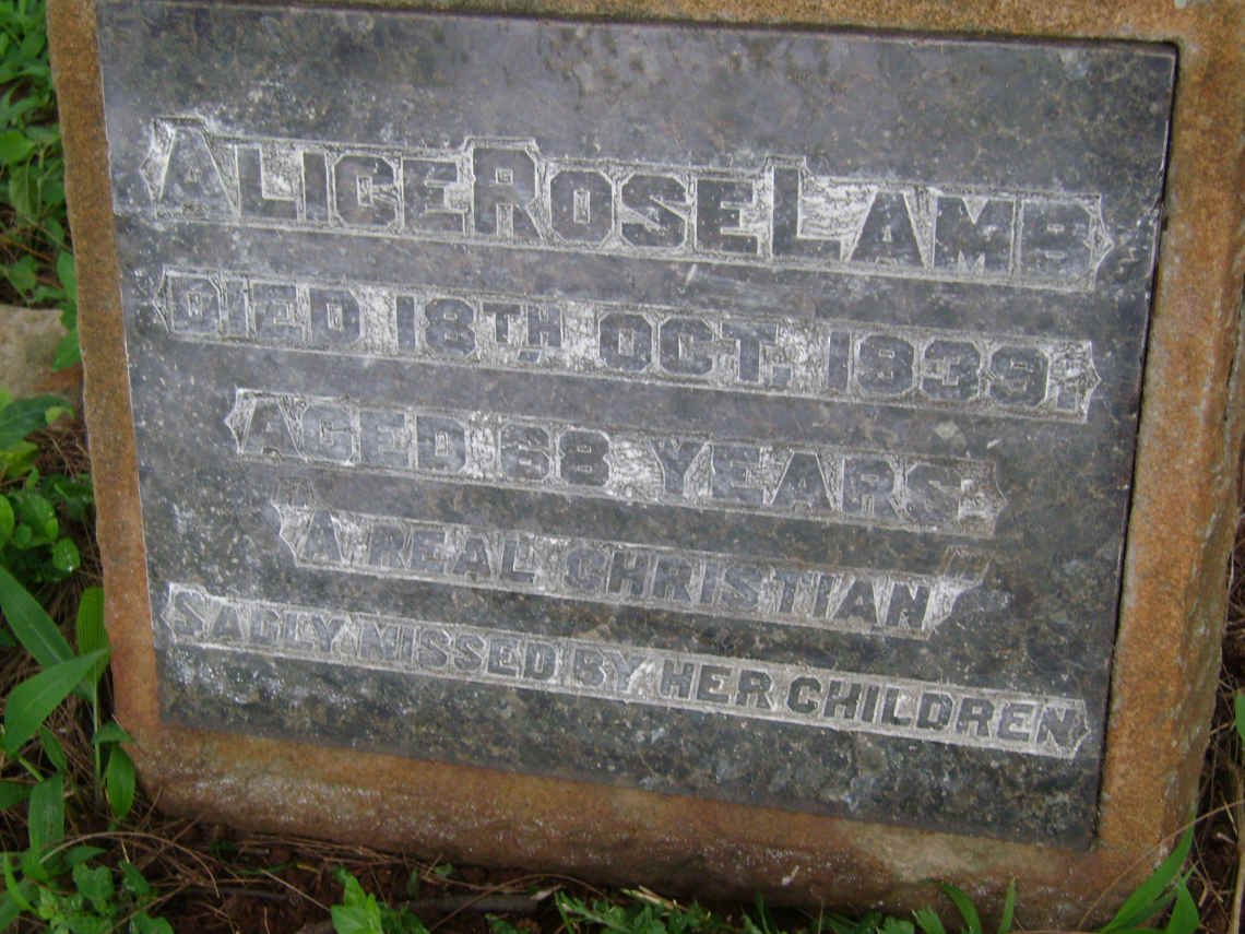LAMB Alice Rose -1939