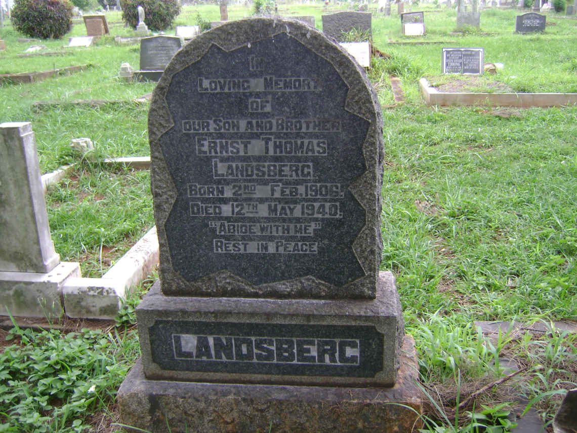 LANDSBERG Ernst Thomas 1906-1940