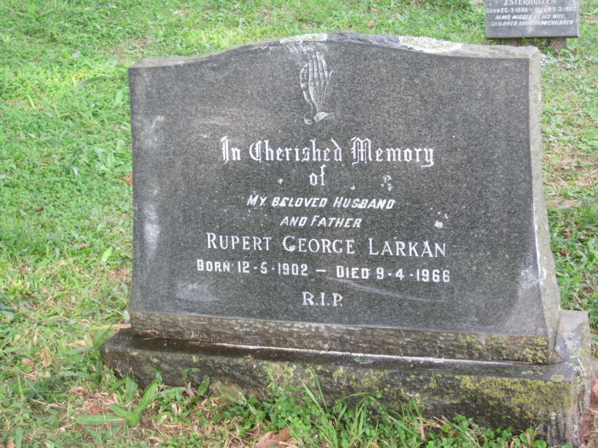LARKAN Rupert George 1902-1966