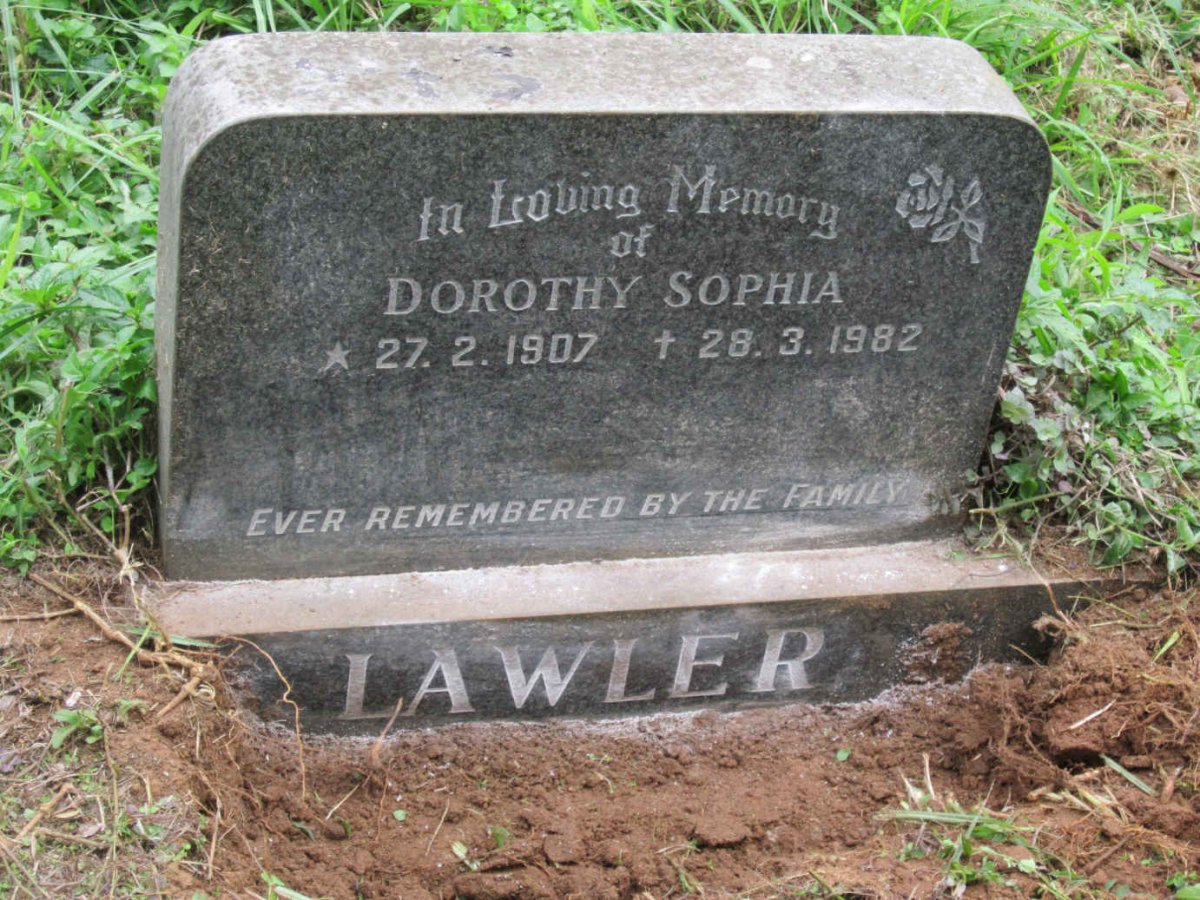 LAWLER Dorothy Sophia 1907-1982