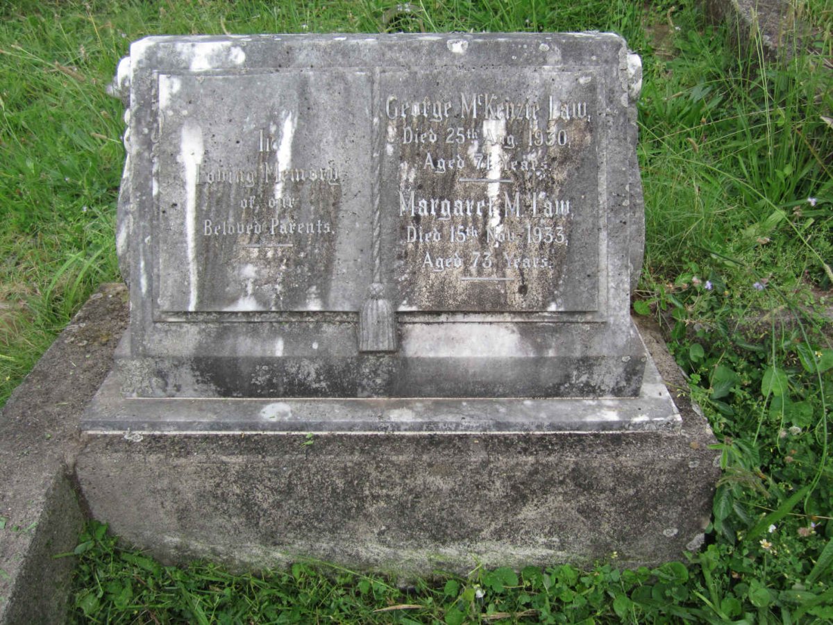 LAW George McKenzie -1930 &amp; Margaret M. -1933