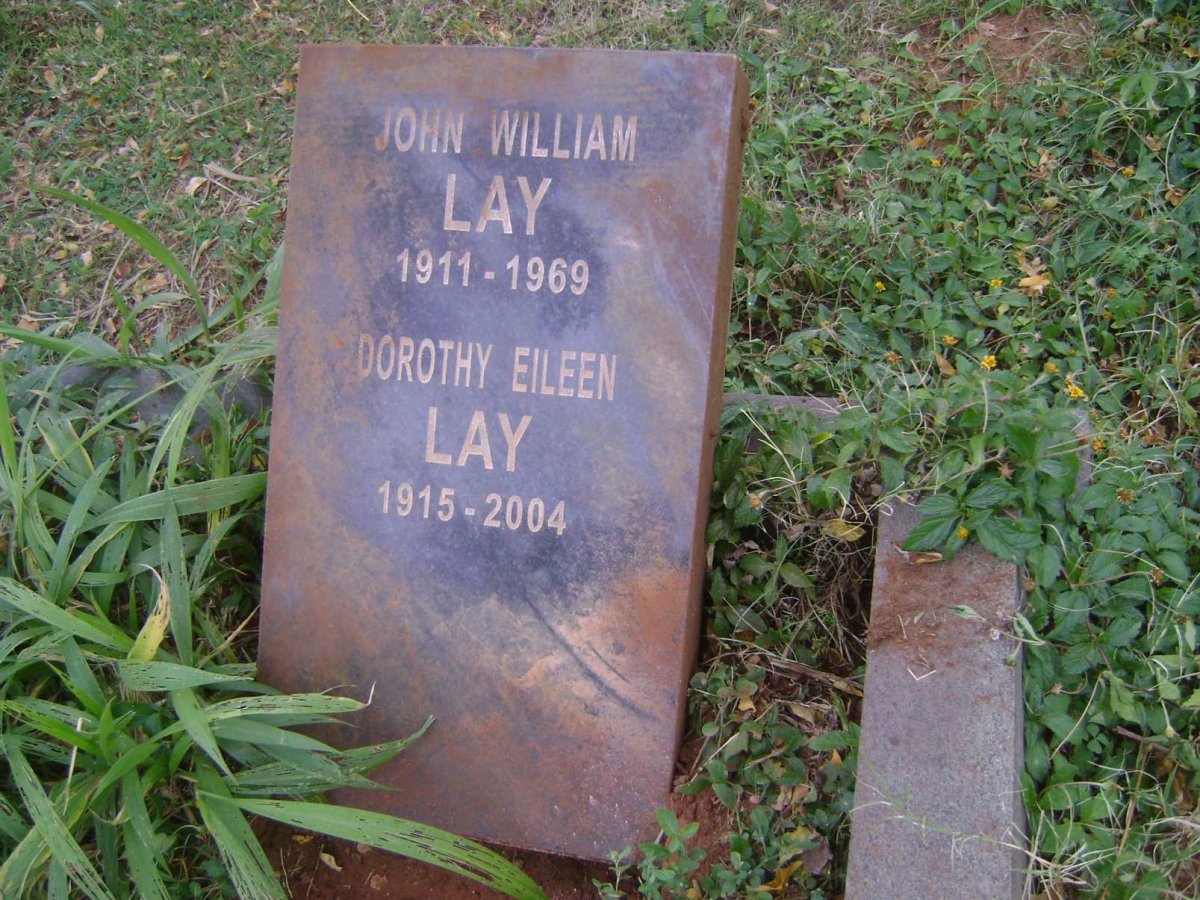 LAY John William 1911-1969 &amp; Dorothy Eileen 1915-2004