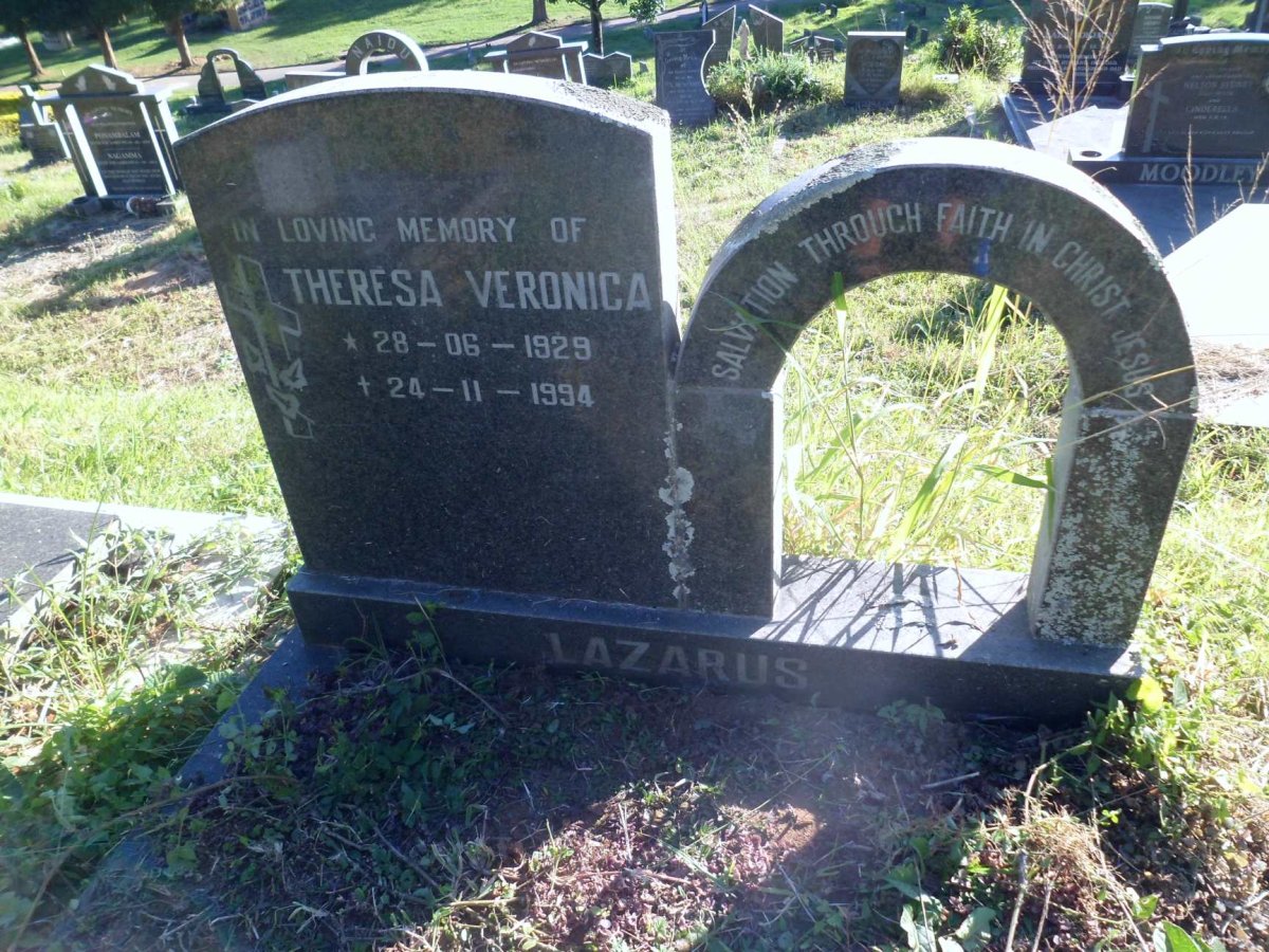 LAZARUS Theresa Veronica 1929-1994
