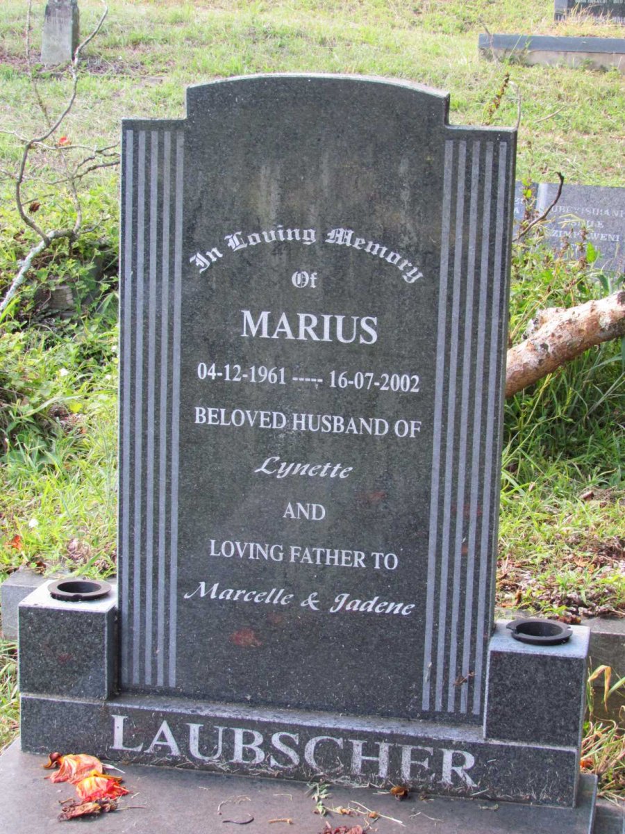 LAUBSCHER Marius 1961-2002
