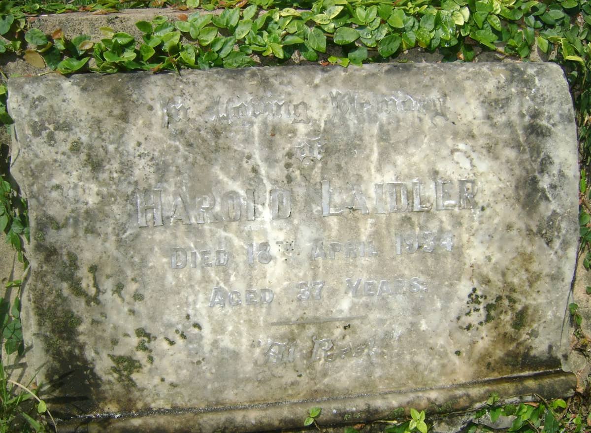 LAIDLER Harold -1934