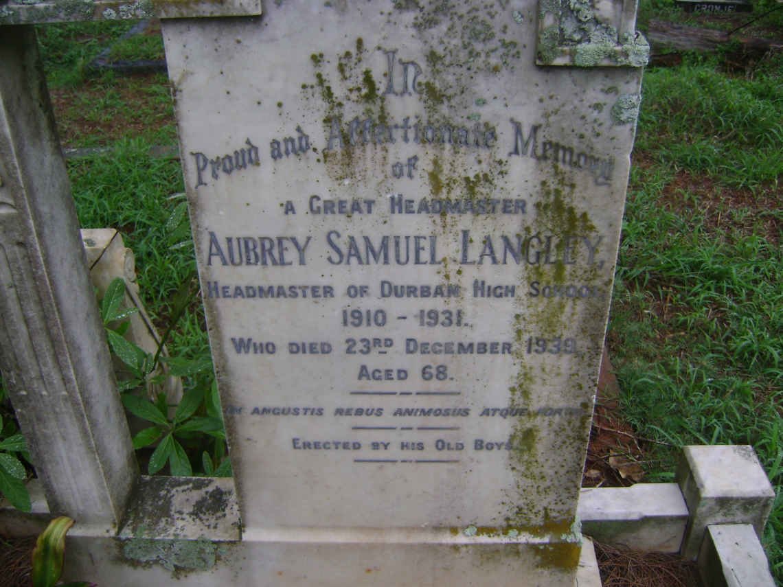 LANGLEY Aubrey Samuel -1939