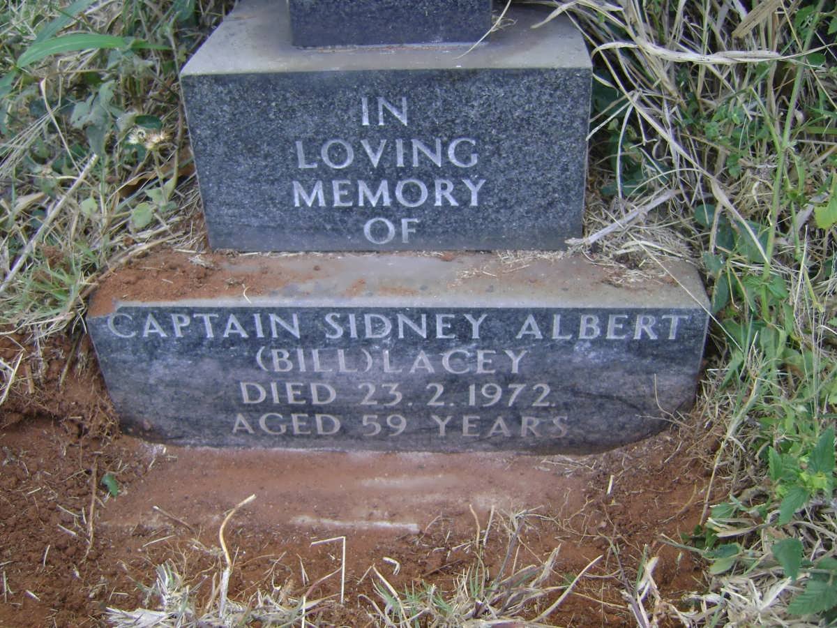 LACEY Sidney Albert -1972
