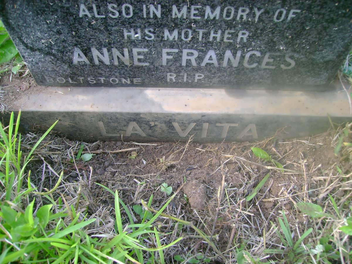 LA'VITA Charles Selwyn 1918-1983 :: LA'VITA Anne Frances