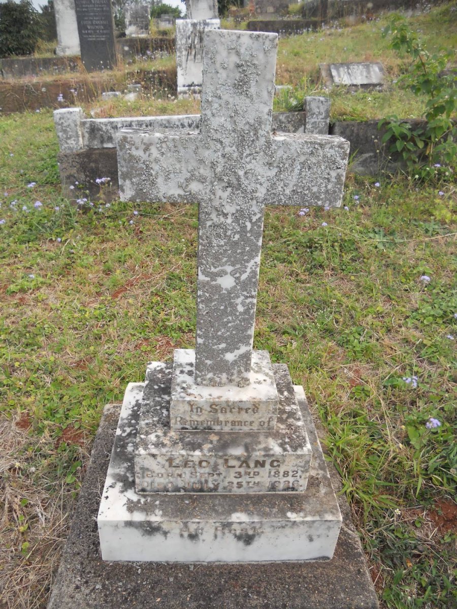 LANG Leo 1882-1926