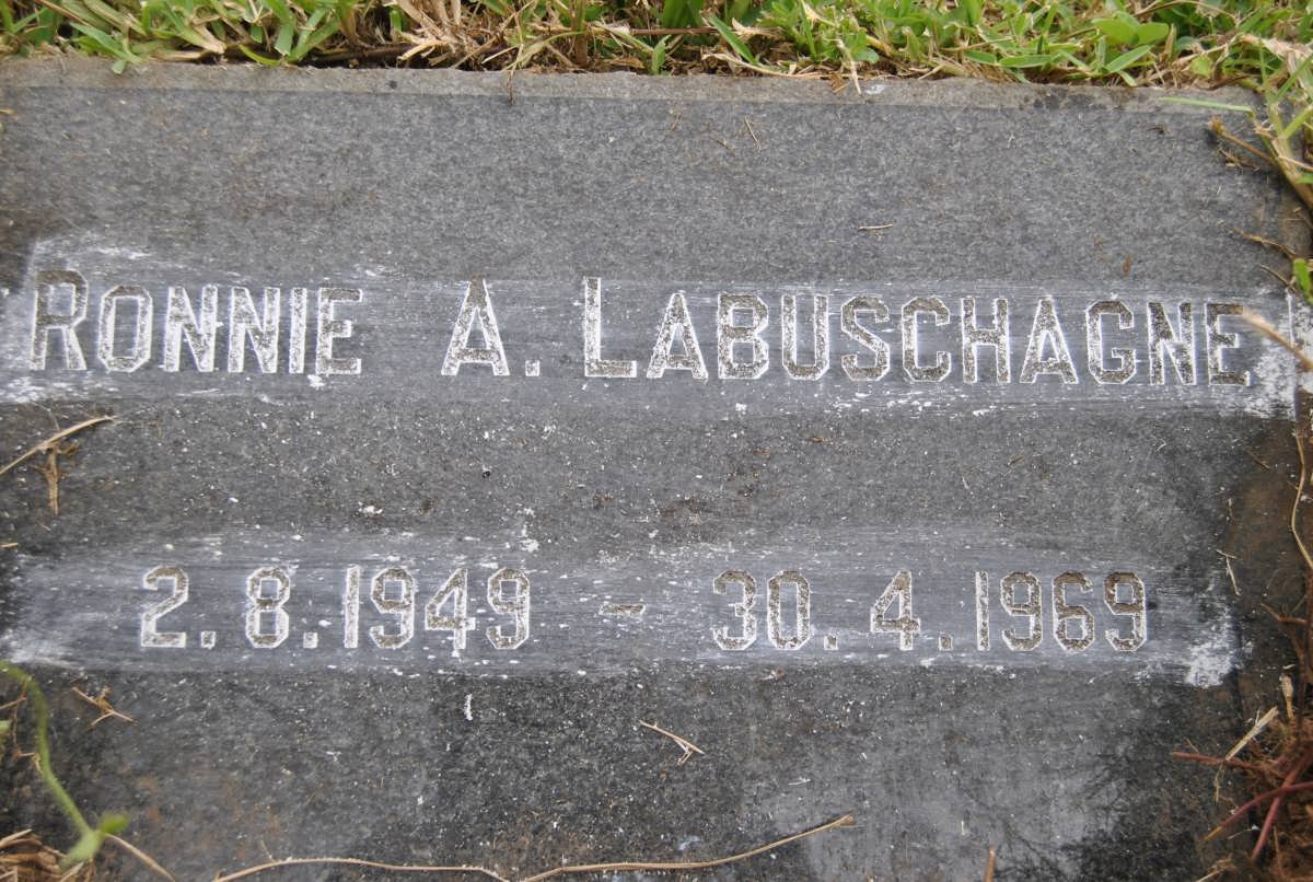 LABUSCHAGNE Ronnie A. 1949-1969