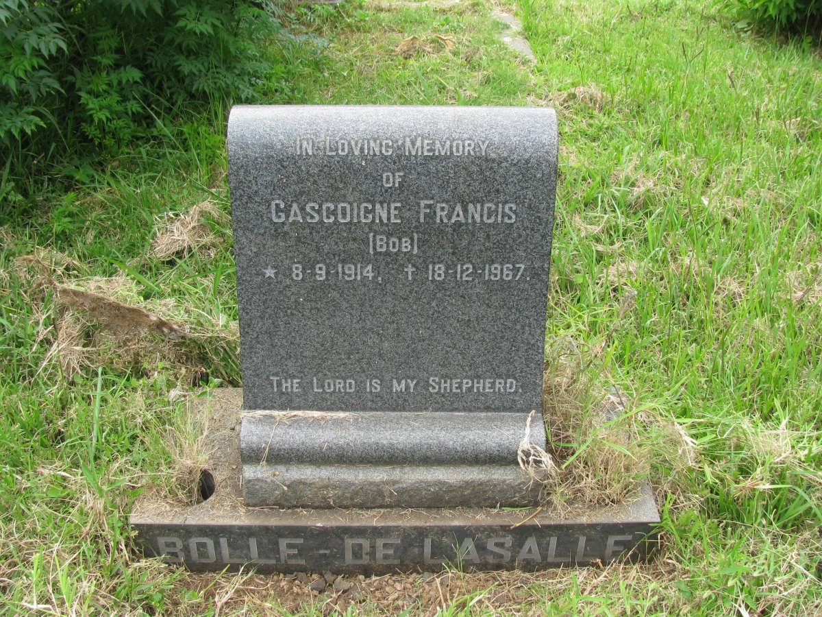 LASALLE Gascoigne Francis, Bolle-De 1914-1967