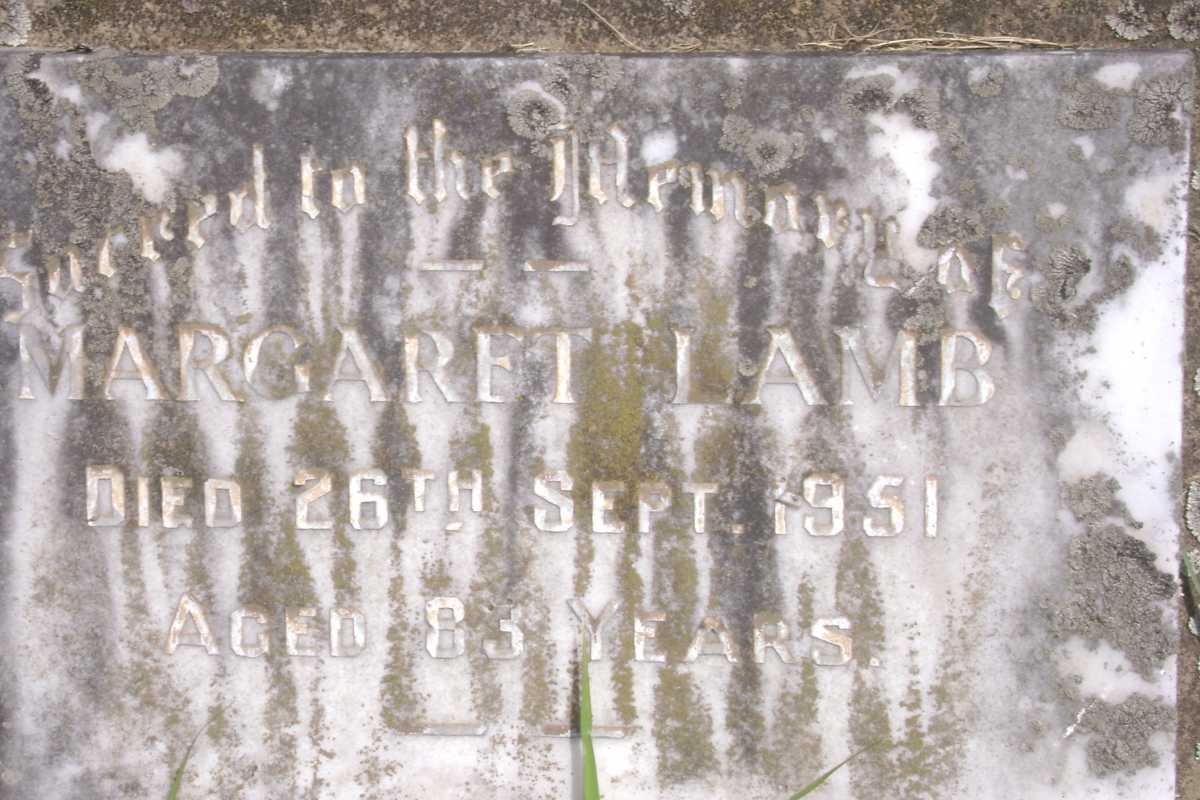 LAMB Margaret -1951