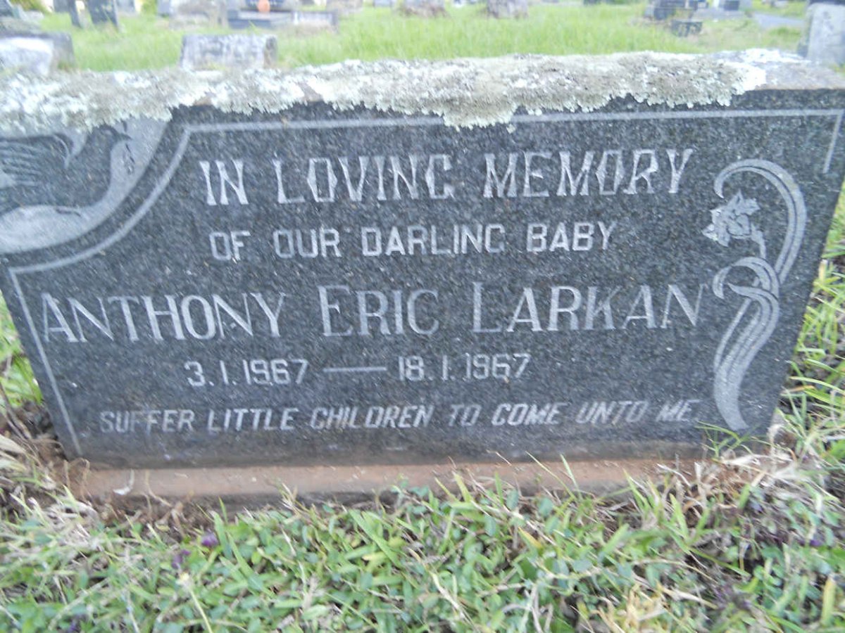 LARKAN Anthony Eric 1967-1967