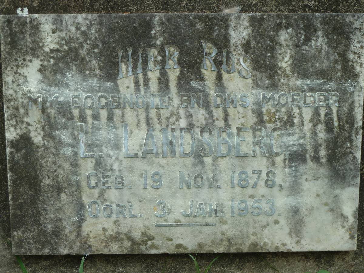 LANDSBERG Louisa 1878-1953