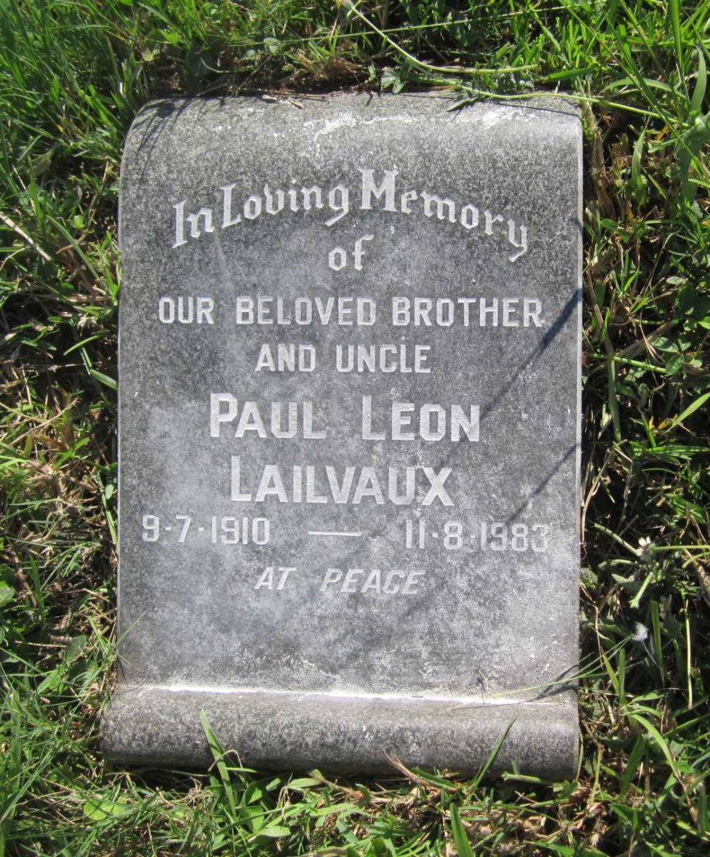 LAILVAUX Paul Leon 1910-1983