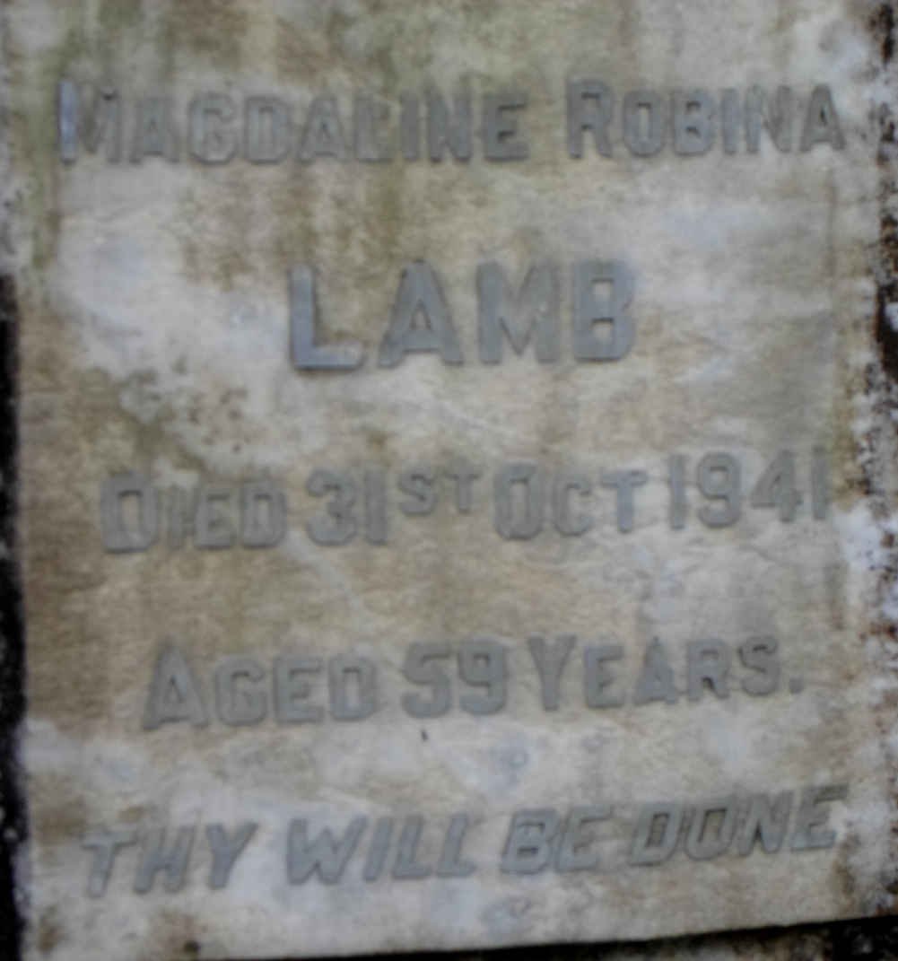 LAMB Magdaline Robina -1941