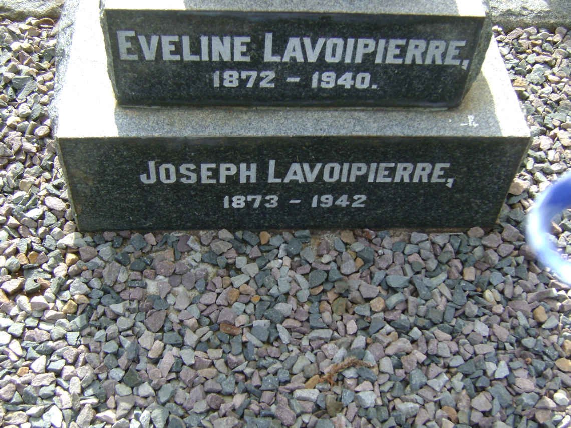 LAVOIPIERRE Joseph 1873-1942 &amp; Eveline 1872-1940 :: LAVOIPIERRE Desirée 1905-1986