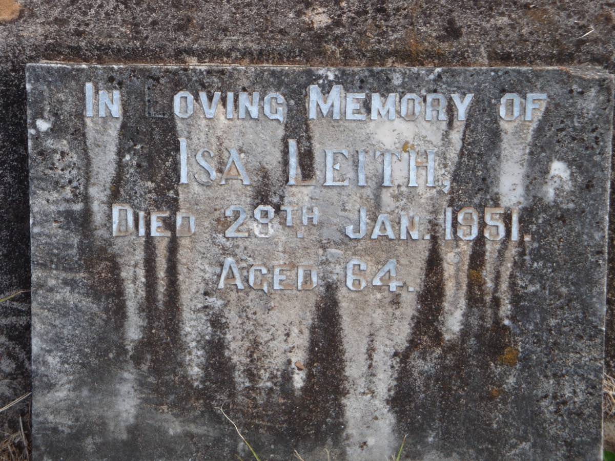 LEITH Isa -1951