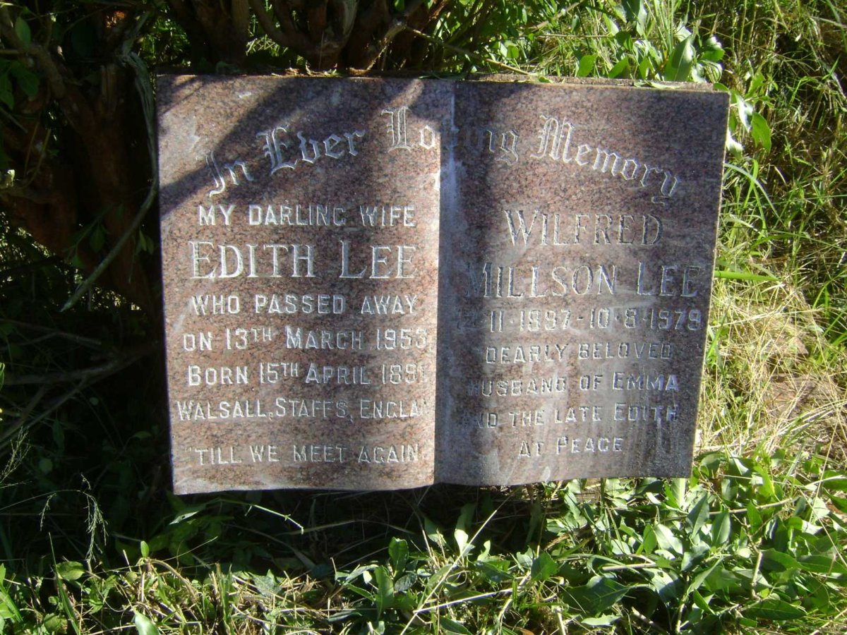 LEE Wilfred Millson 1897-1979 &amp; Edith 1891-1953