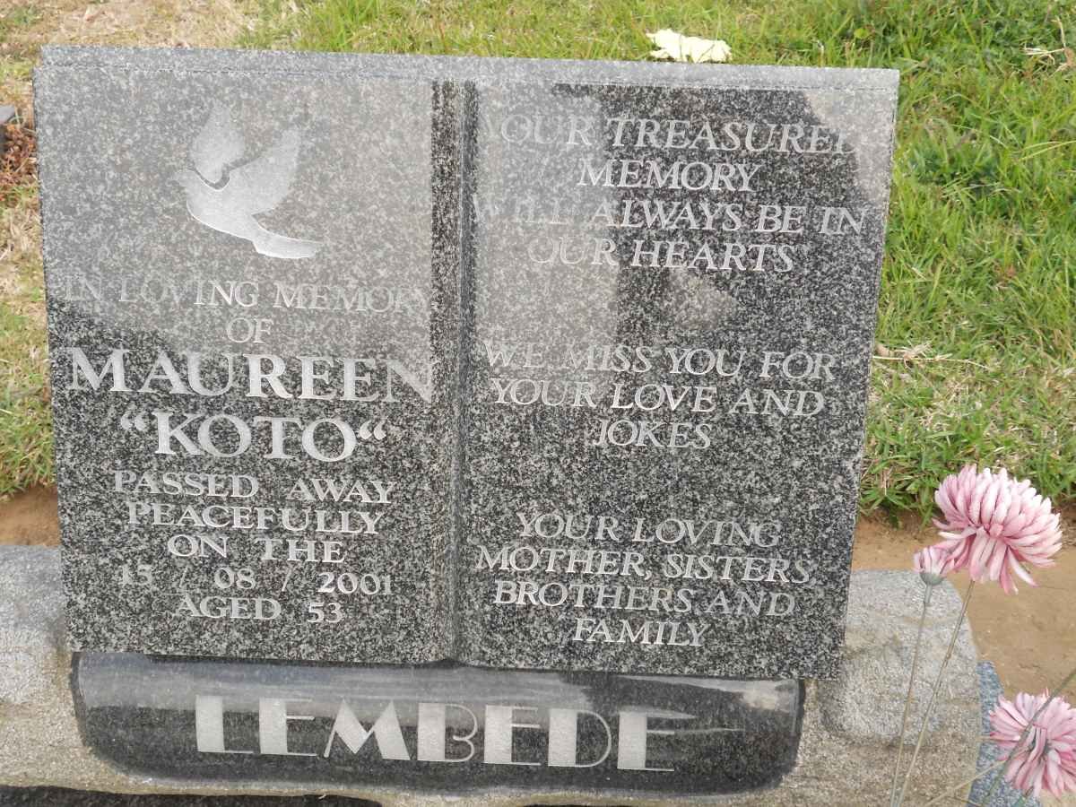 LEMBEDE Maureen -2001