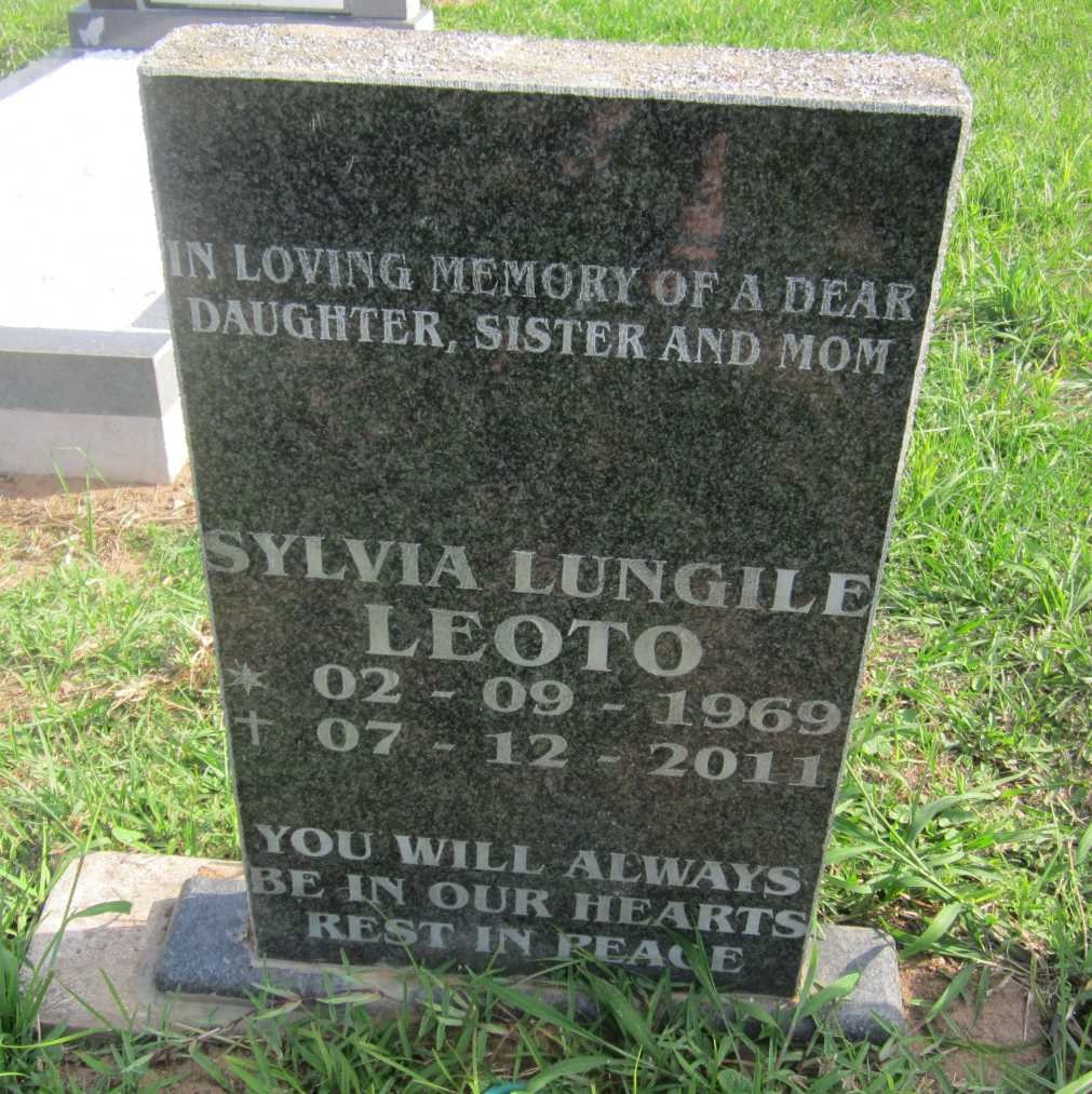 LEOTO Sylvia Lungile 1969-2011