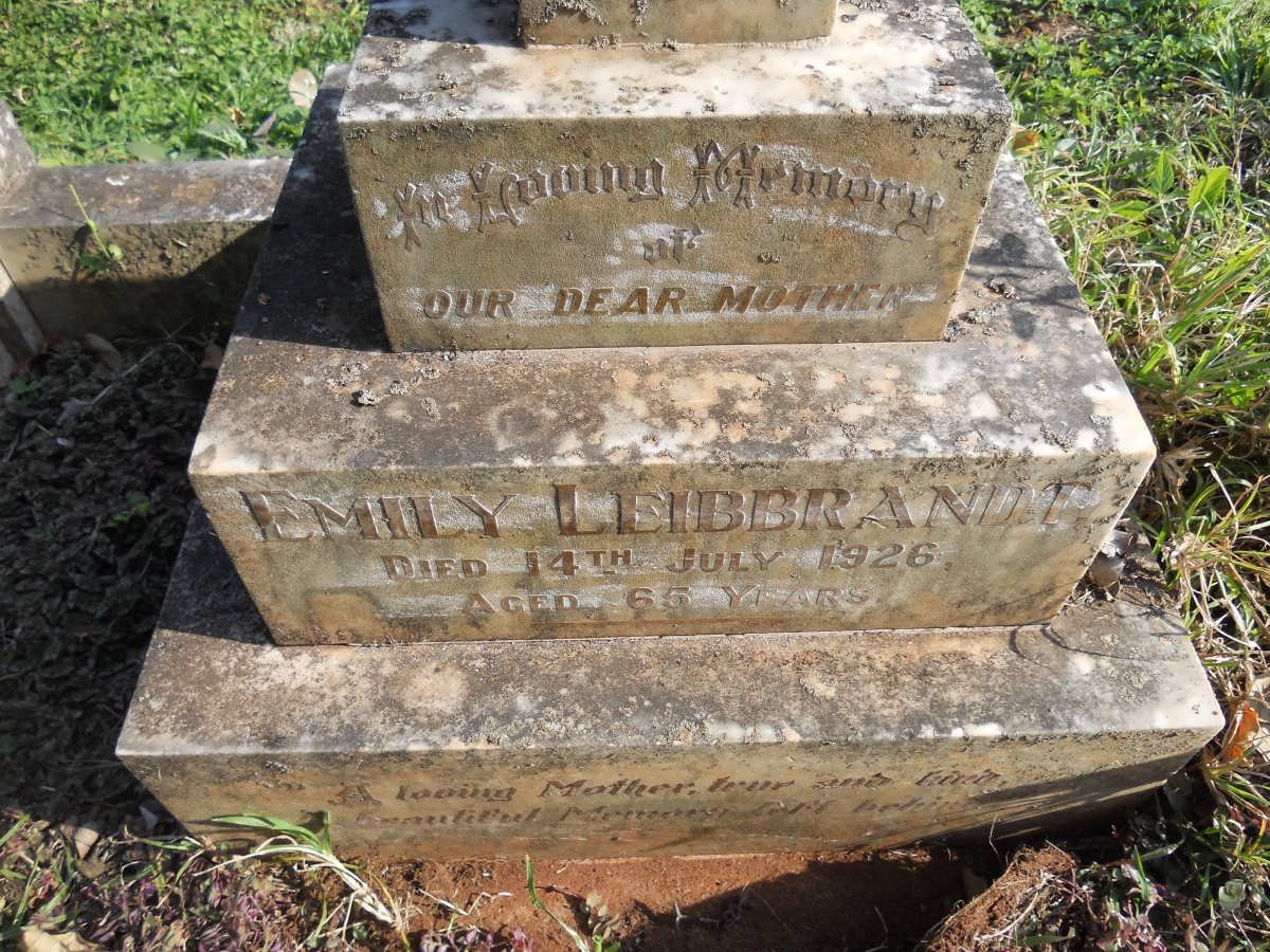 LEIBBRANDT Emily -1926