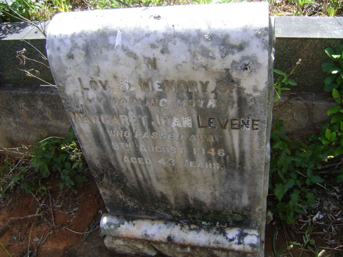LEVENE Margaret Jean -1946