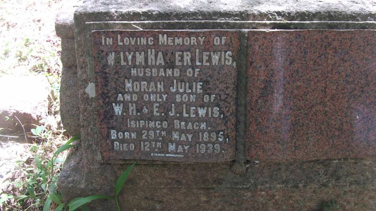 LEWIS Gwilym Hamer 1895-1939