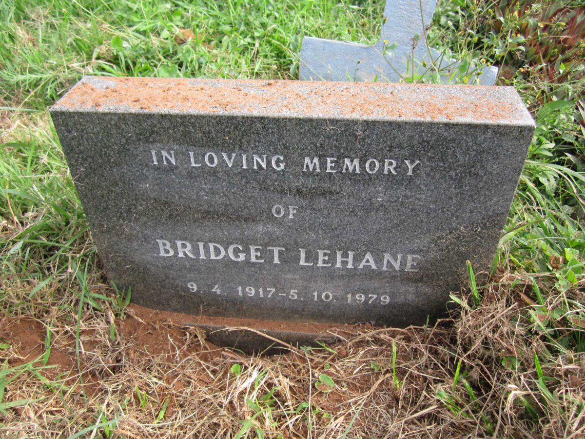 LEHANE Bridget 1917-1979