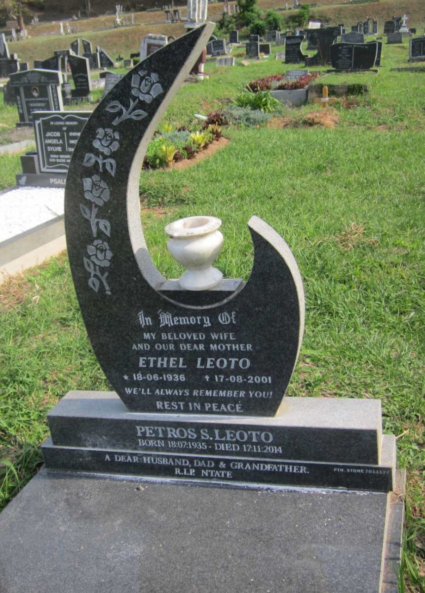 LEOTO Petros S. 1935-2014 &amp; Ethel 1936-2001
