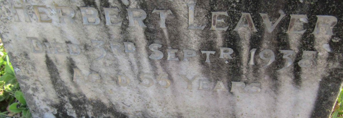 LEAVER Herbert -1938