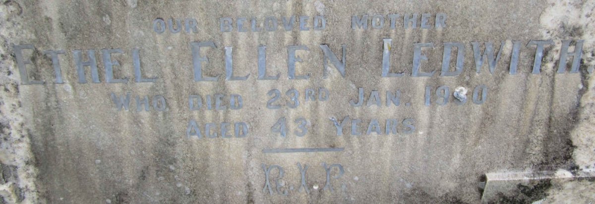 LEDWITH Ethel Ellen -1930