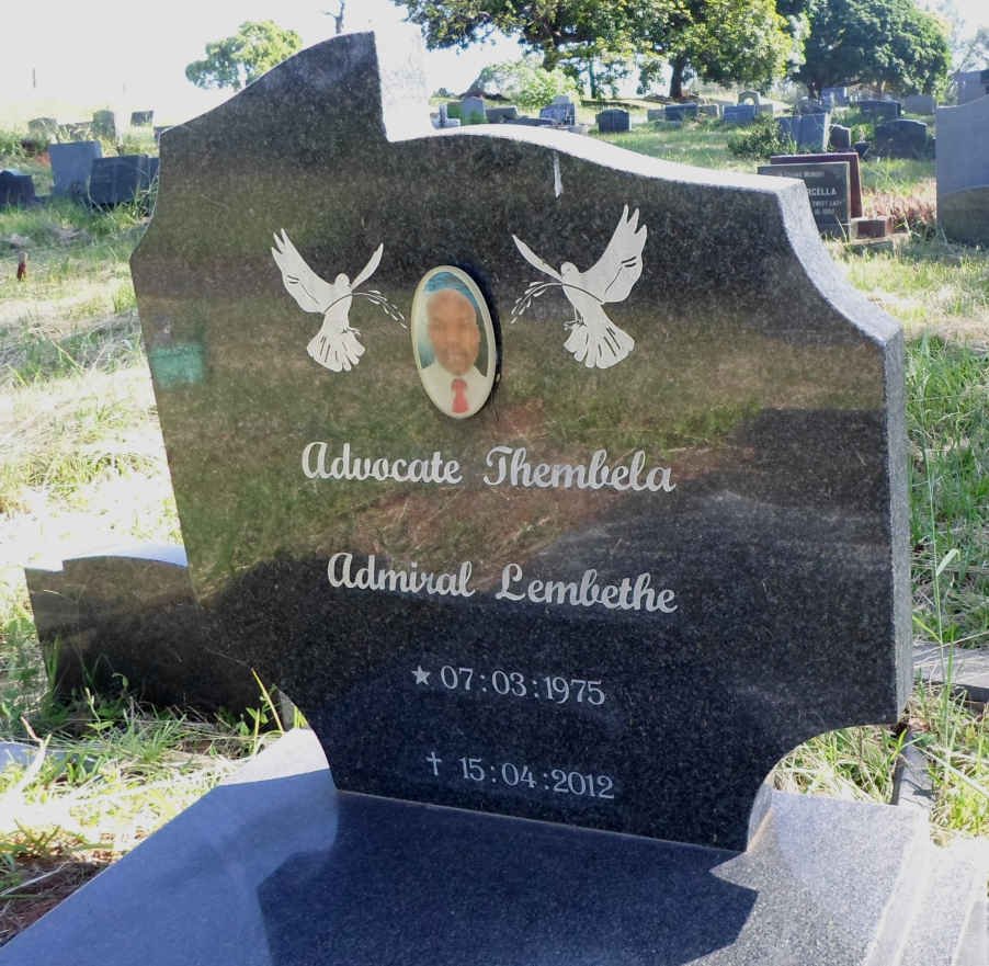 LEMBETHE Advocate Thembela Admiral 1975-2012