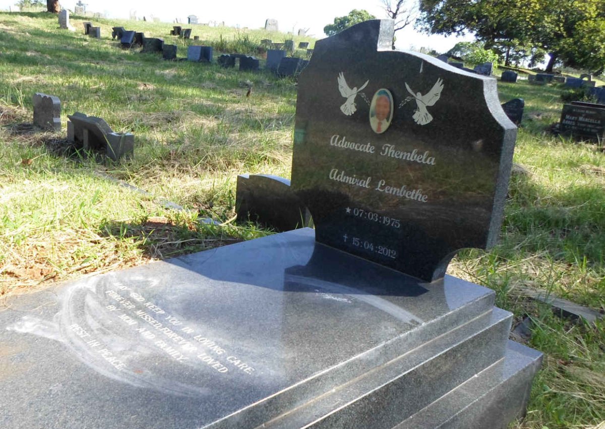 LEMBETHE Advocate Thembela Admiral 1975-2012