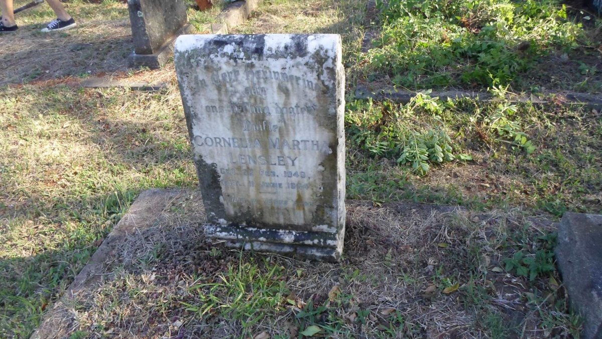 LENSLEY Cornelia Martha 1949-1964