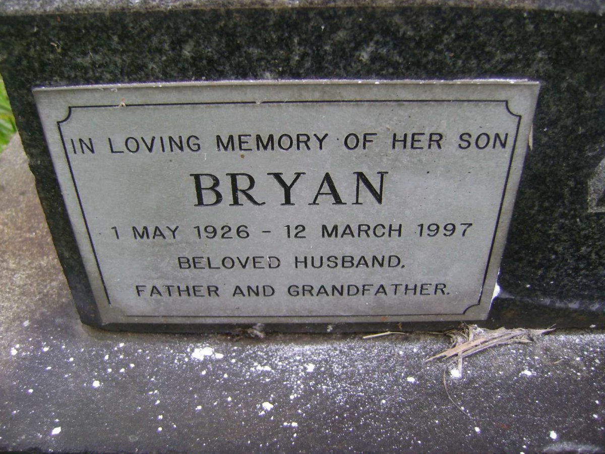 LEWIS Queenie Mildred -1946 :: LEWIS Bryan 1926-1997