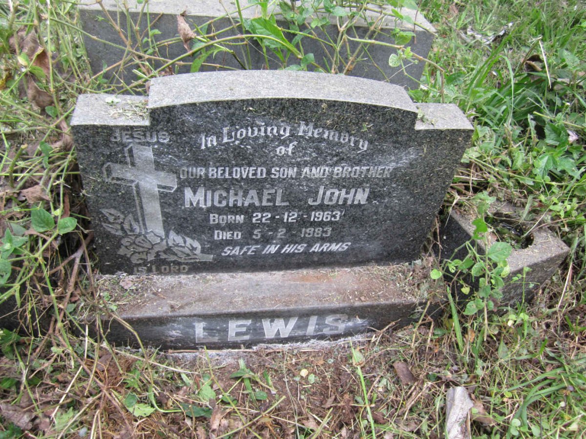 LEWIS Michael John 1963-1983