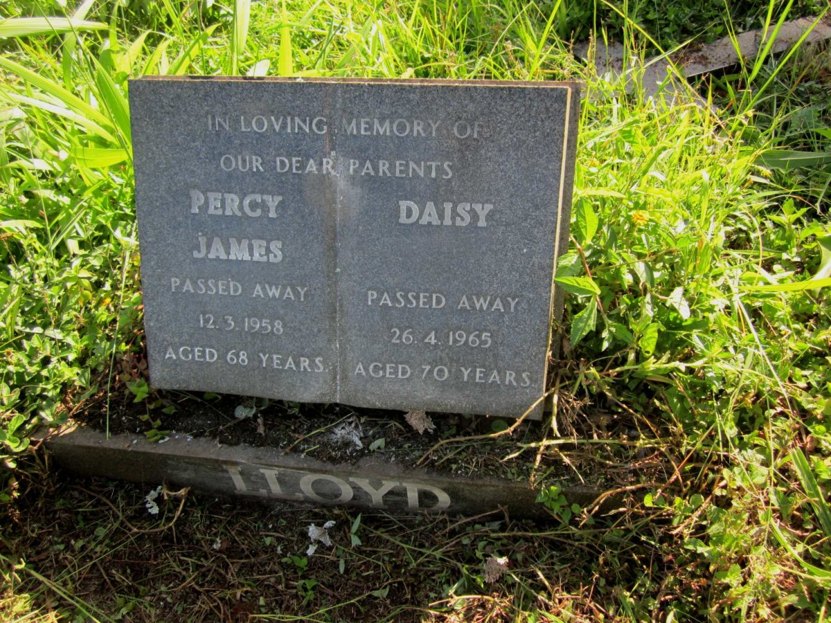 LLOYD Percy James -1958 &amp; Daisy -1965