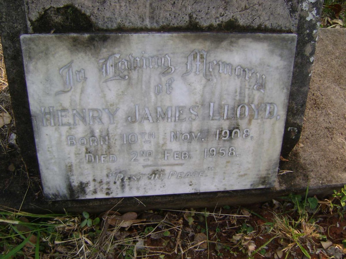 LLOYD Henry James 1908-1958