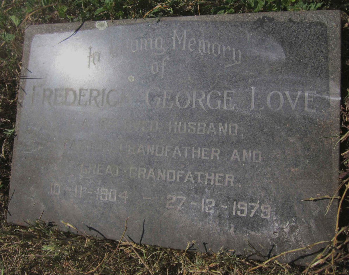 LOVE Frederick George 1904-1979