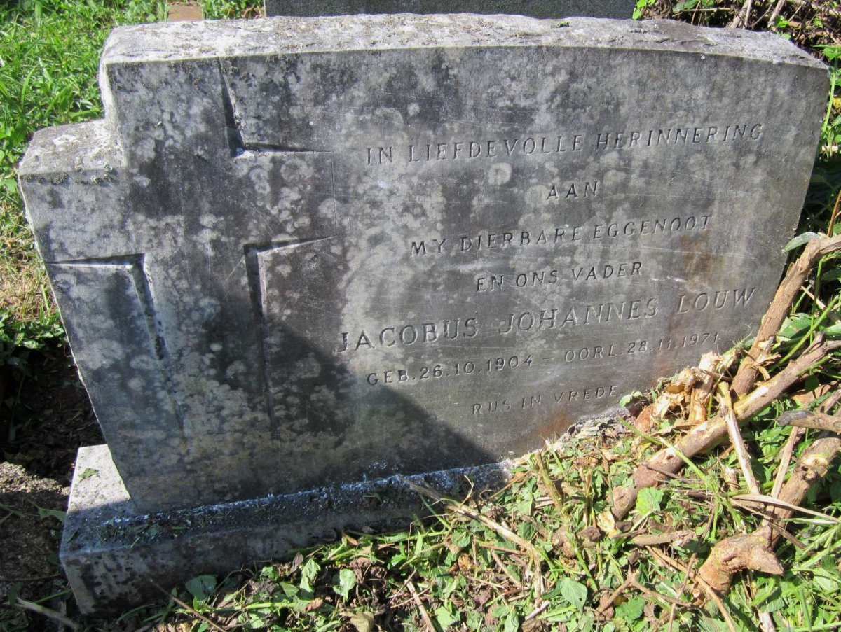 LOUW Jacobus Johannes 1904-1971