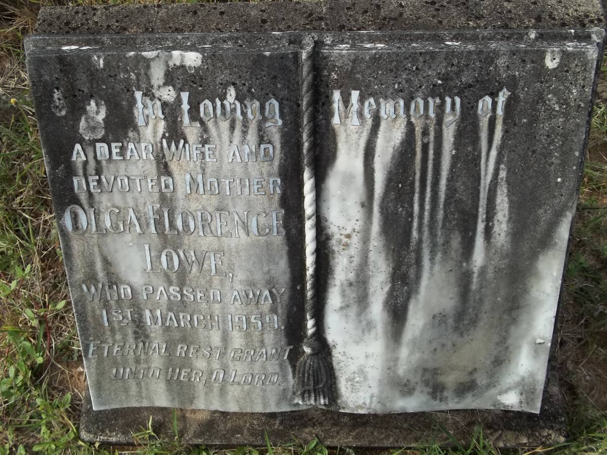 LOWE Olga Florence -1959