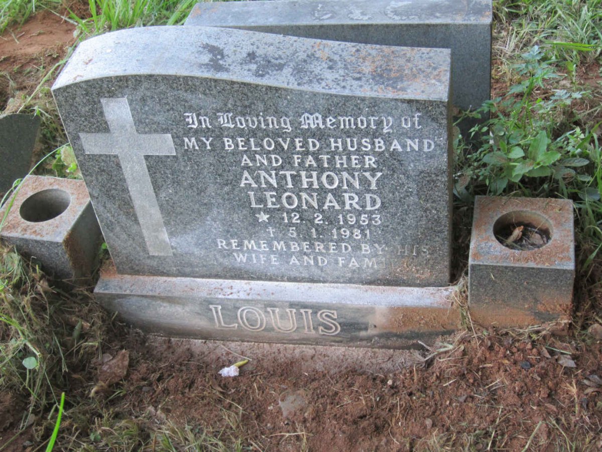 LOUIS Anthony Leonard 1953-1981