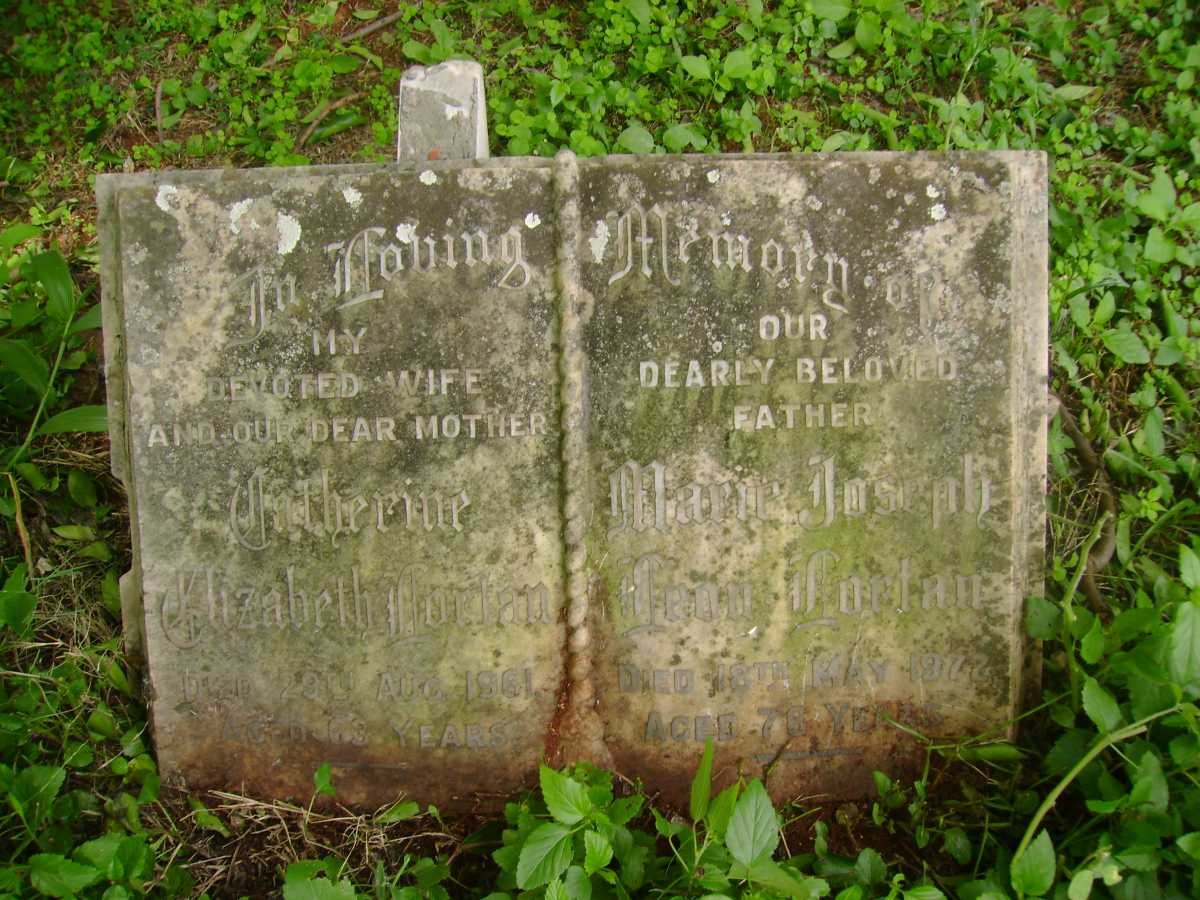 LORTAN Marie Joseph Leon -1972 &amp; Catherine Elizabeth -1961