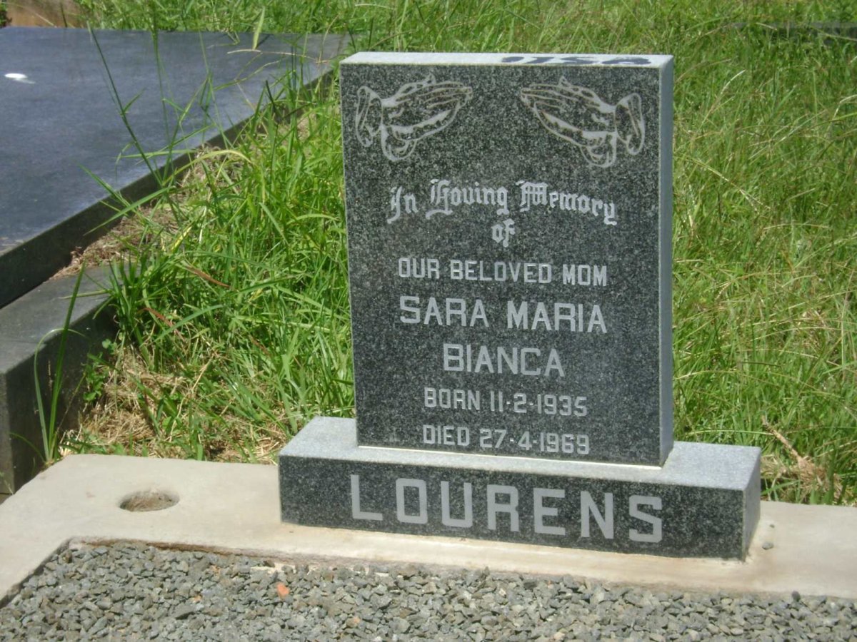 LOURENS Sara Maria Bianca 1935-1969