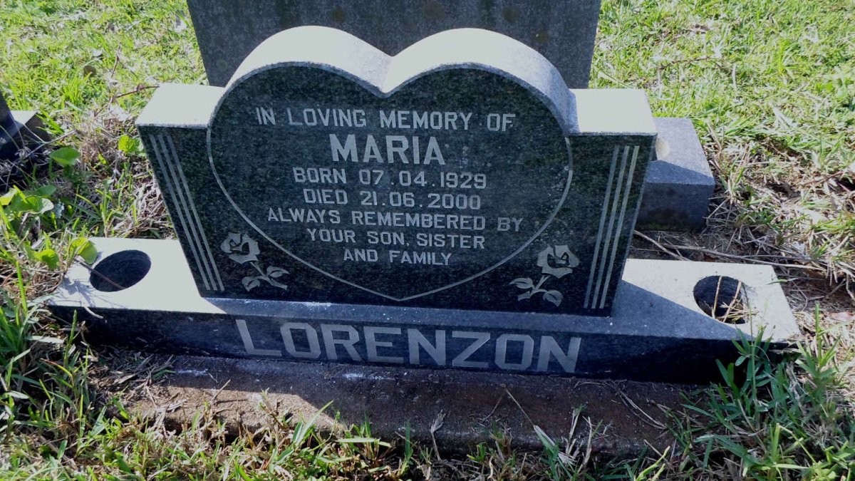LORENZON Maria 1929-2000