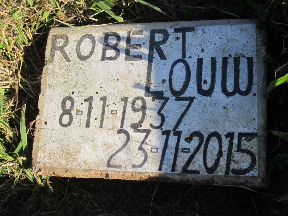 LOUW Robert 1937-2015