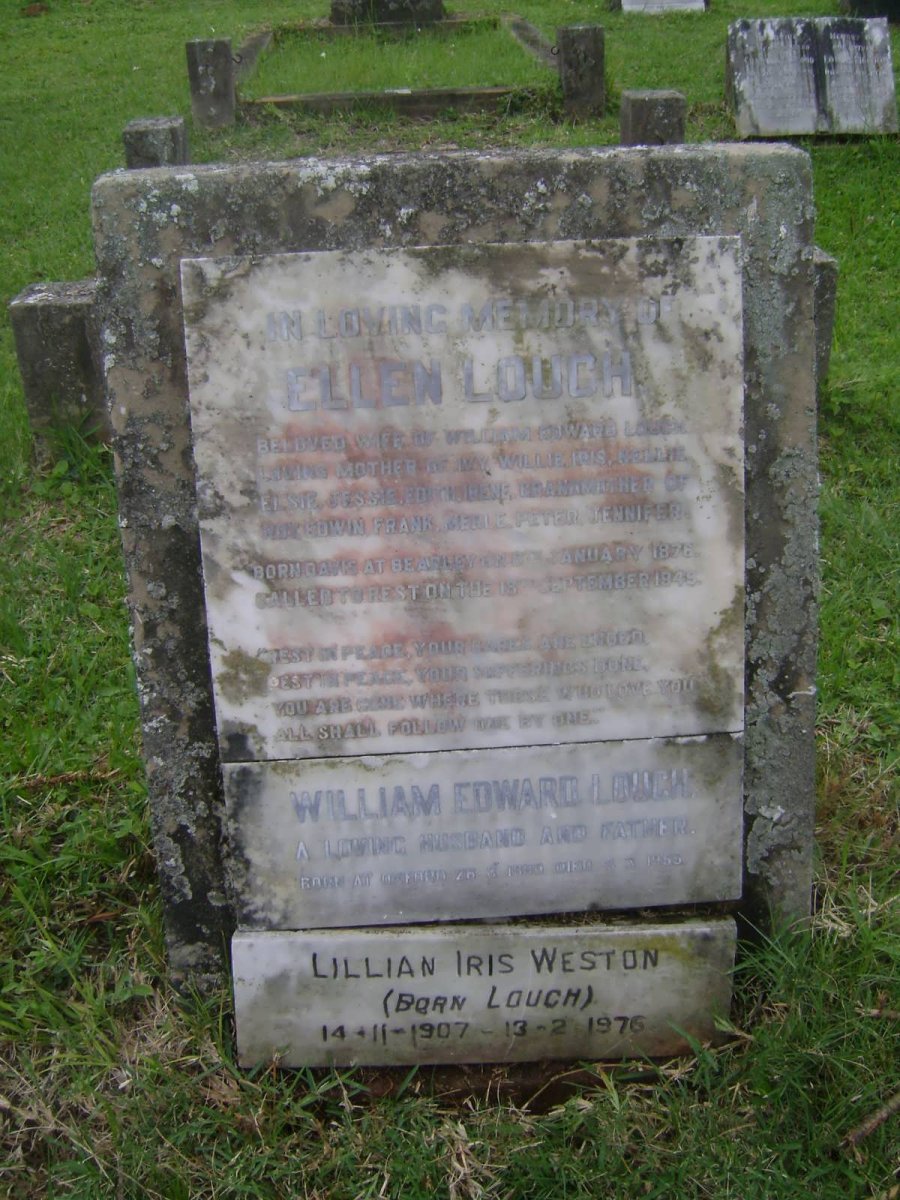 LOUCH William Edward 1880-1955 &amp; Ellen 1876-1949 :: WESTON Lillian Iris nee LOUCH 1907-1976